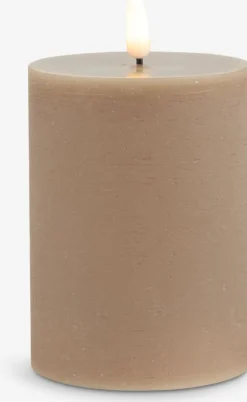 DANTEBougie pilier LED DANTE Ø8xH10cm sable-JYSK