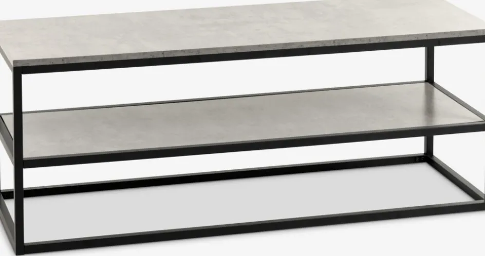 DOKKEDALMeuble TV DOKKEDAL béton/noir-JYSK Hot