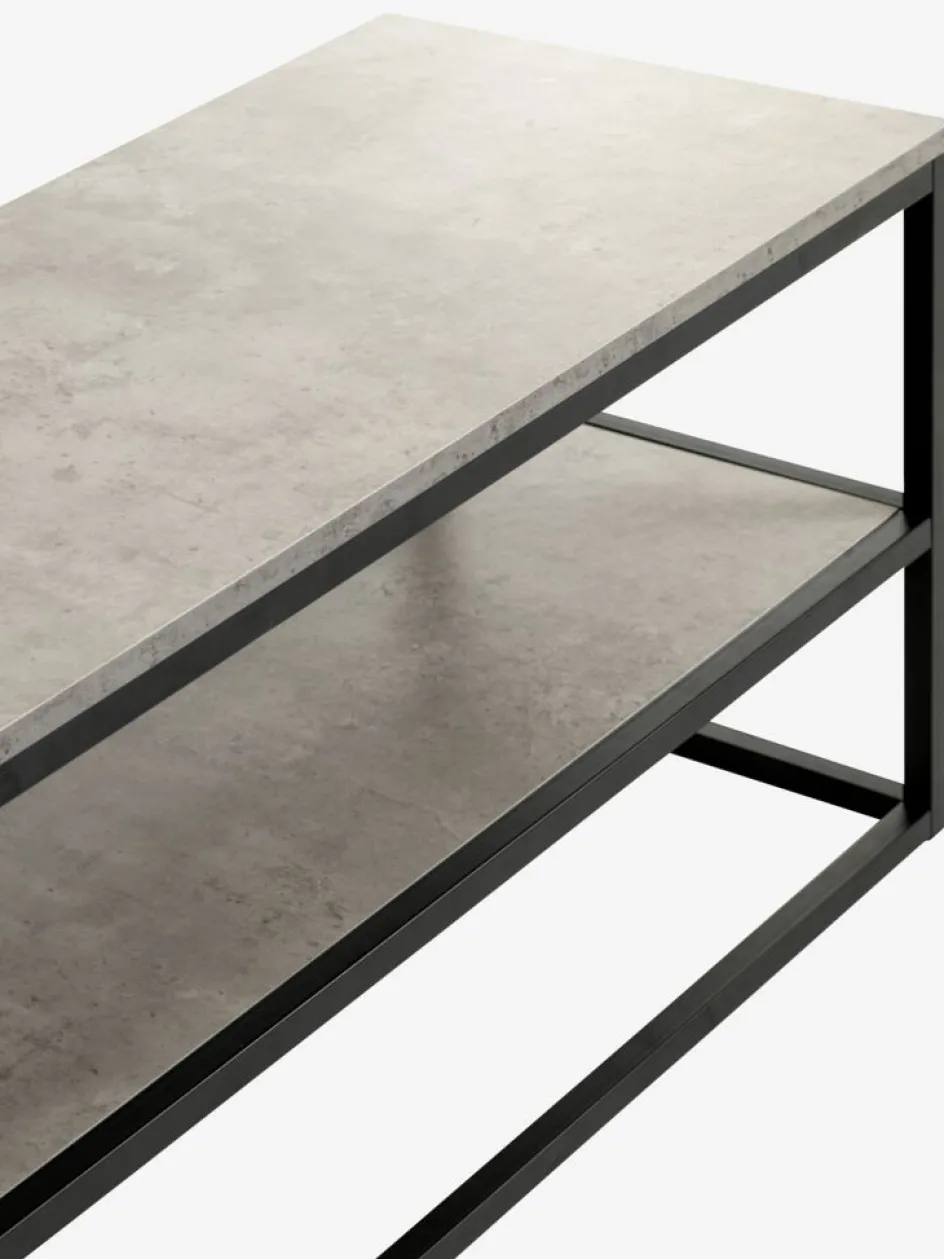 DOKKEDALMeuble TV DOKKEDAL béton/noir-JYSK Hot