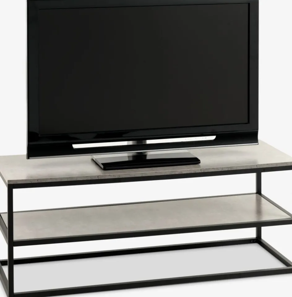 DOKKEDALMeuble TV DOKKEDAL béton/noir-JYSK Hot