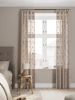 DOLMARideau DOLMA 1x140x245 broderie-JYSK Discount