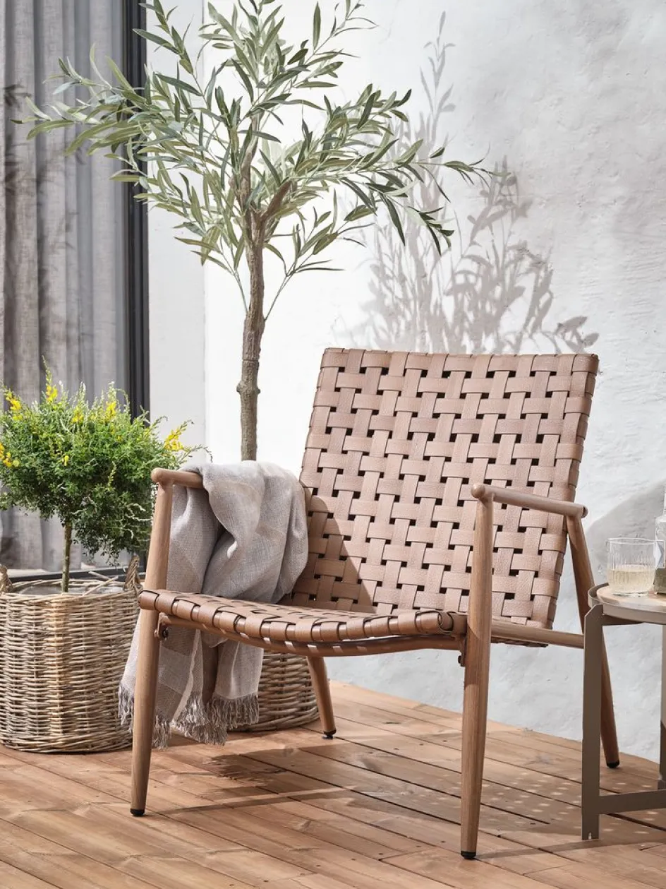 EDDERUPFauteuil lounge EDDERUP naturel-JUTLANDIA Discount