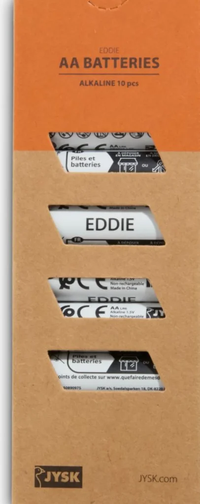 EDDIEPiles EDDIE AA 10pcs/pqt-JYSK Best