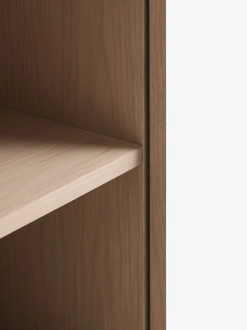 EGEBJERGBuffet EGEBJERG 2 tiroirs/1 porte gris/chêne clair-Royal Oak