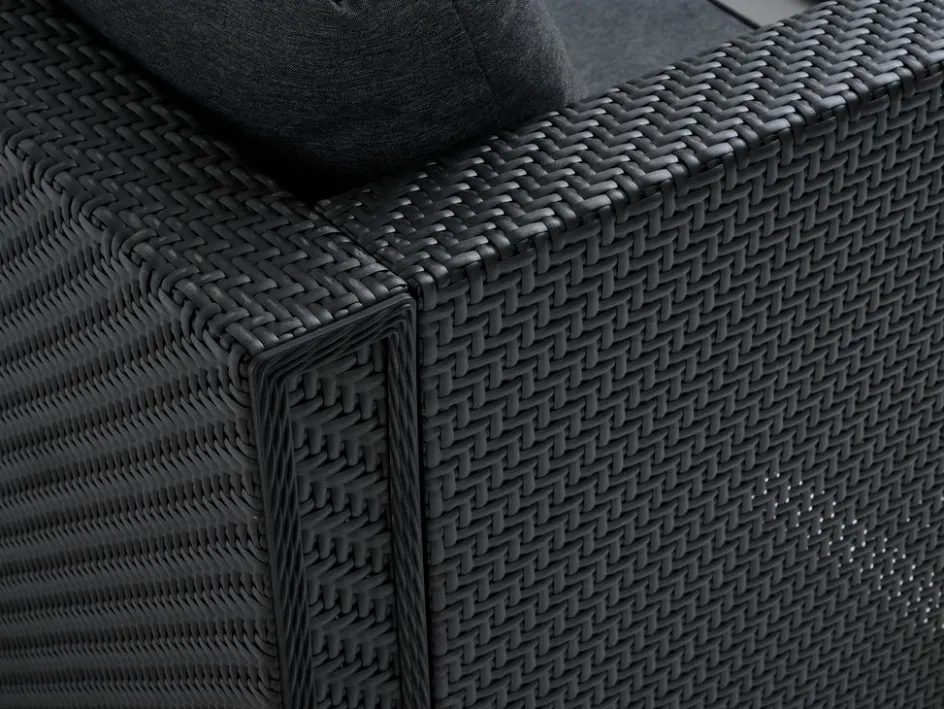 EGEnsemble lounge modulable EG 6 personnes noir-JYSK Outlet