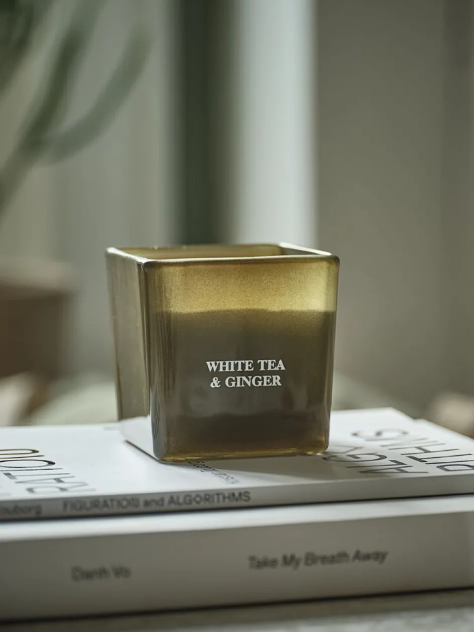 EGONBougie parfumée EGON l8xL8xH8cm verre vert olive-JYSK Outlet