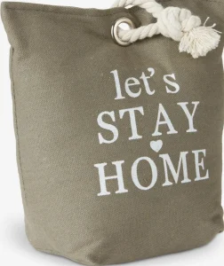 EIGILButée de porte EIGIL 20x10x20cm toile grise-JYSK Clearance