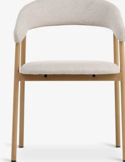 EJSINGChaise EJSING tissu beige/coloris chêne naturel-JYSK New