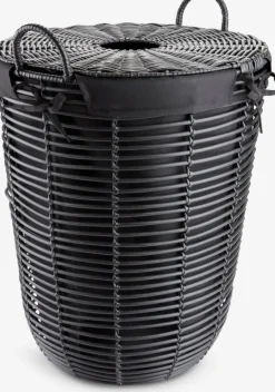 ELIFPanier à linge ELIF Ø40xH56cm noir a/couvercle-JYSK Best