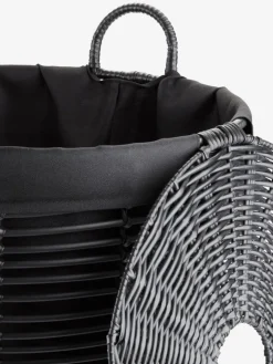 ELIFPanier à linge ELIF Ø40xH56cm noir a/couvercle-JYSK Best