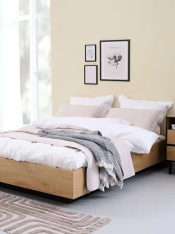 ELLINGECadre de lit ELLINGE 140x190 a/rangement coloris chêne chaud-JYSK Clearance