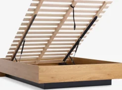 ELLINGECadre de lit ELLINGE 140x190 a/rangement coloris chêne chaud-JYSK Clearance