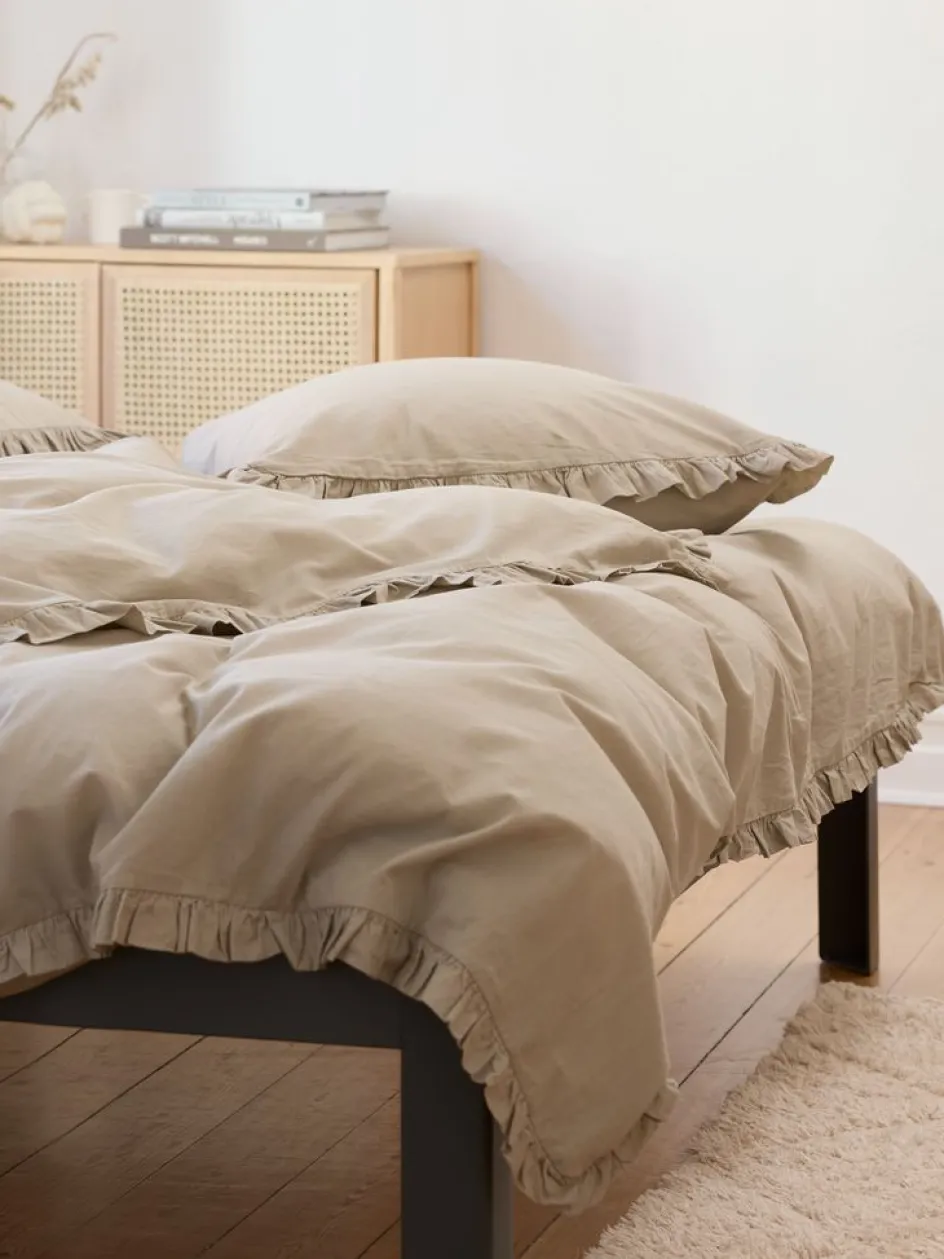 ELMAGoldParure de lit ELMA Coton lavé 240x220-KRONBORG New