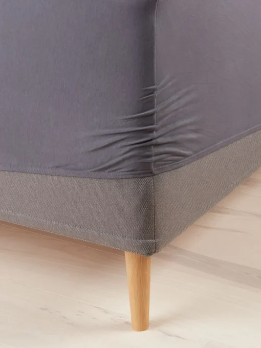 ELSEGoldDrap-housse en jersey ELSE 140x200x30 anthracite-KRONBORG Sale