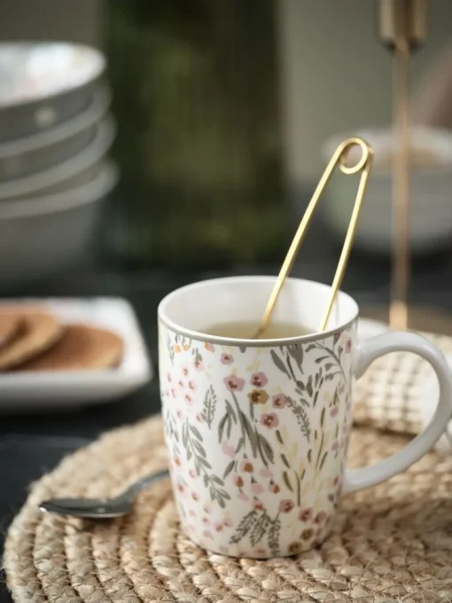 EMILTasse EMIL Ø8xH10cm 35cl a/fleurs-JYSK