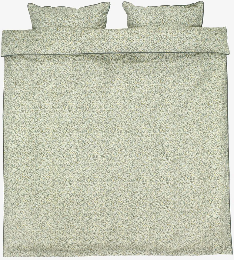 EMILYGoldParure de lit Percale EMILY 240x220 bleu-KRONBORG Outlet