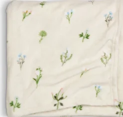 ENGSOLEIPlaid en polaire ENGSOLEI 130x170 blanc/vert-JYSK Discount