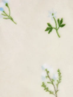 ENGSOLEIPlaid en polaire ENGSOLEI 130x170 blanc/vert-JYSK Discount