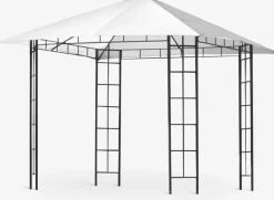 FAABORGTonnelle FAABORG l3xL3xH2,65m blanc-JYSK