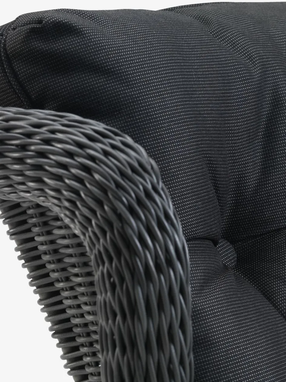 FALKENBERGFauteuil lounge FALKENBERG gris-JUTLANDIA