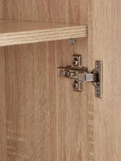 FANDRUPArmoire FANDRUP 145x176 3 portes 3 tiroirs coloris chêne c.-JYSK New