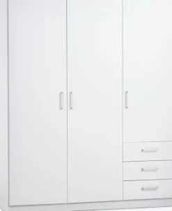 FANDRUPArmoire FANDRUP 145x176 3 portes 3 tiroirs-JYSK Online