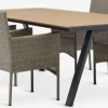 FAUSING + AIDTFAUSING L220 table + 4 AIDT chaises naturel-JYSK Hot