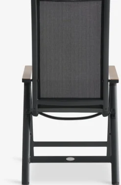 FAUSING + BREDSTENFAUSING L220 table + 4 BREDSTEN chaises noir-JUTLANDIA Outlet