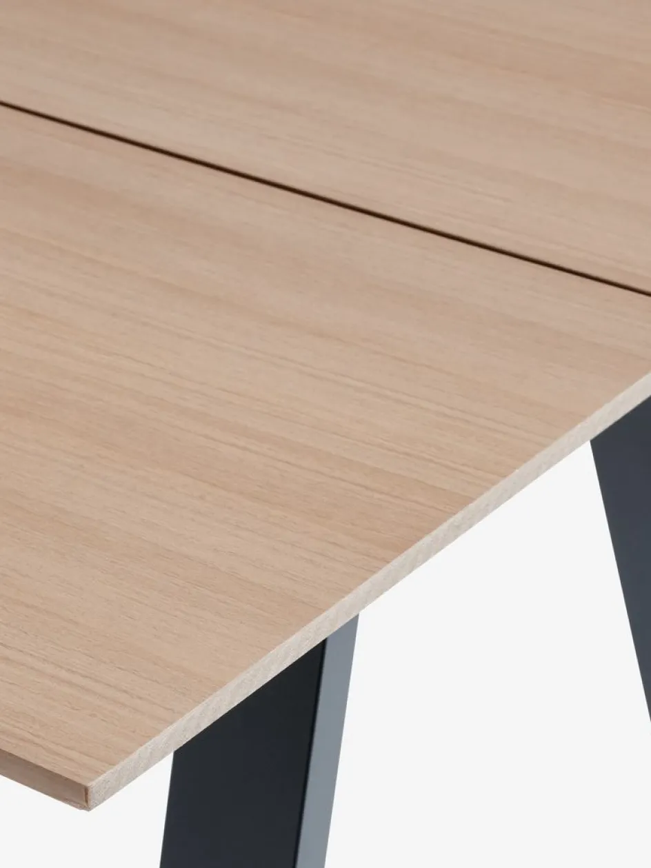 FAUSING + ILDERHUSEFAUSING L220 table l + 4 ILDERHUSE chaises noir-JUTLANDIA Sale