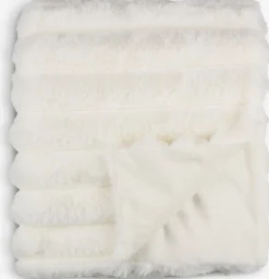 FJELLPRYDPlaid FJELLPRYD 130x170 blanc-JYSK Discount