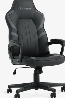 FJELSTEDChaise gaming FJELSTED noir/gris-JYSK Clearance