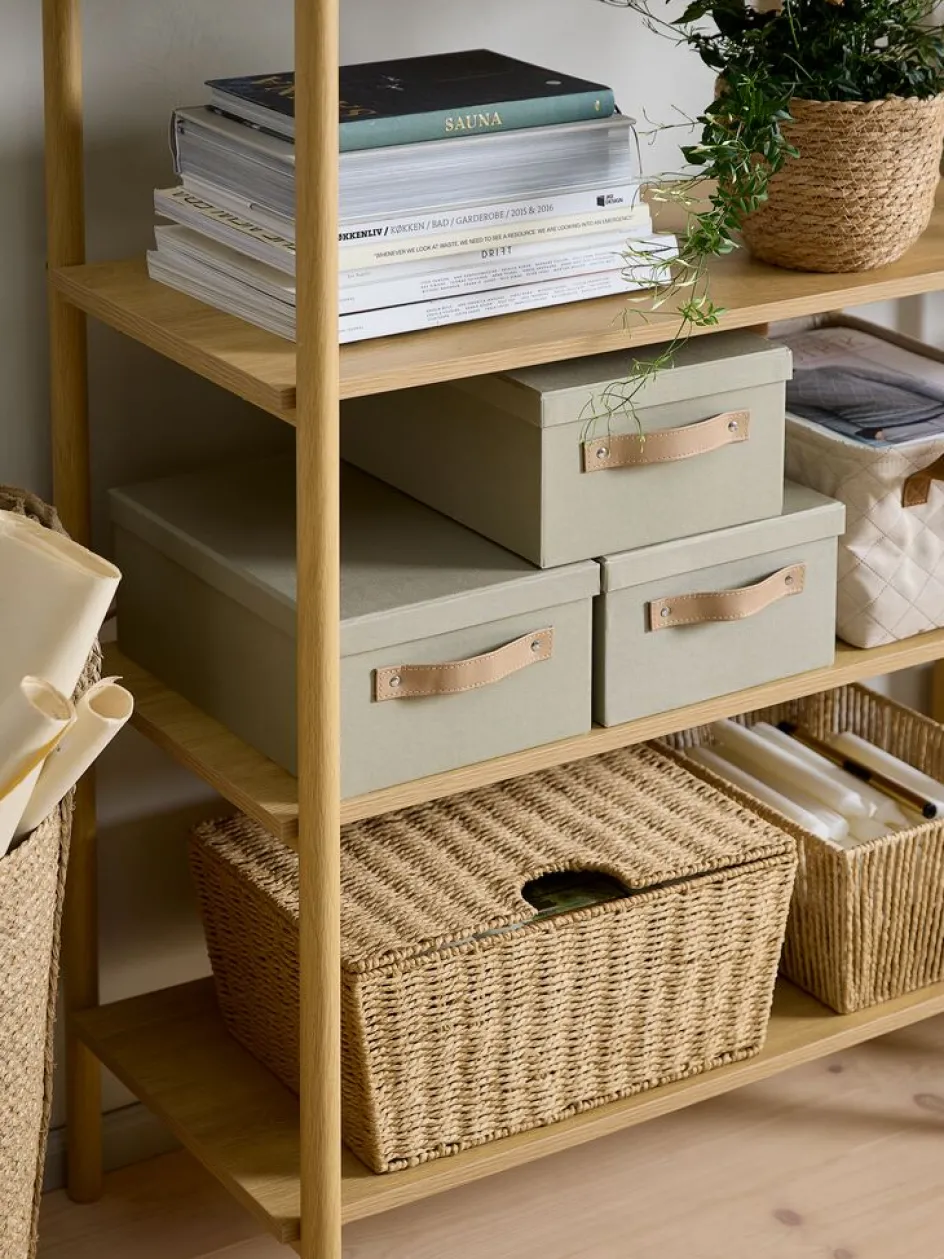 FJORDURBoîte de rangement FJORDUR l23xL33xH14cm kaki-JYSK Outlet