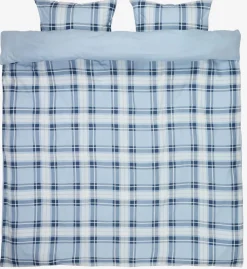 FRANCISKABasicParure de lit en flanelle FRANCISKA 240x220 bleu-JYSK Discount