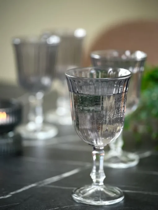 FRIDOLINVerre à vin FRIDOLIN Ø8xH16cm 24cl gris-JYSK Sale