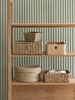 FRITLEVBoîte de rangement FRITLEV Ø29xH15cm a/couvercle naturel-JYSK Online