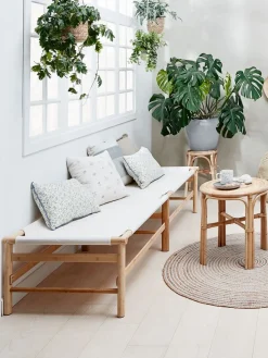 FRYDENDALBanquette FRYDENDAL 196x72 tissu beige/bambou-JYSK New