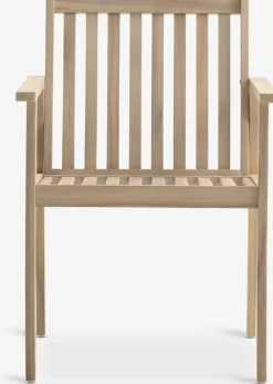 FUGLSAND + RADSTEDFUGLSAND Ø120 + 4 RADSTED chaises acacia massif-JYSK New