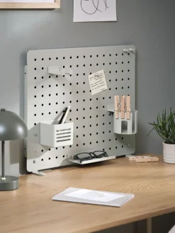 FUNDERPanneau perforé FUNDER 52x42 a/accessoires beige-JYSK Hot