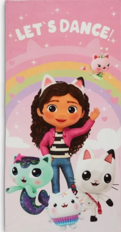 GABBY'S DOLLHOUSEGoldDrap de douche GABBY ET LA MAISON MAGIQUE 70x140-JYSK Online