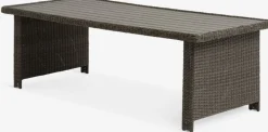 GAMMELBYTable de jardin GAMMELBY l100xL225 gris-JUTLANDIA Online