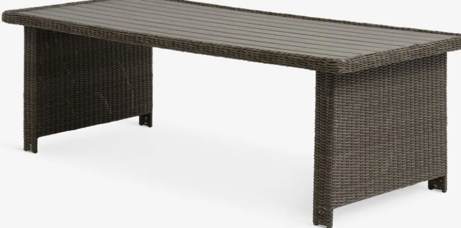 GAMMELBYTable de jardin GAMMELBY l100xL225 gris-JUTLANDIA Online