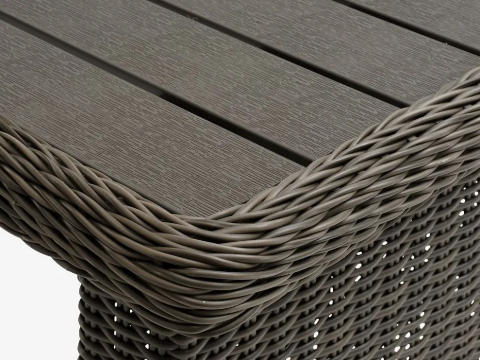 GAMMELBYTable de jardin GAMMELBY l100xL225 gris-JUTLANDIA Online