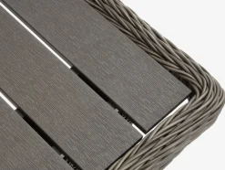 GAMMELBYTable de jardin GAMMELBY l100xL225 gris-JUTLANDIA Online