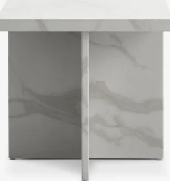 GANDRUPBout de canapé GANDRUP 45x45 coloris marbre blanc-JYSK