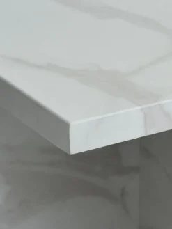 GANDRUPBout de canapé GANDRUP 45x45 coloris marbre blanc-JYSK