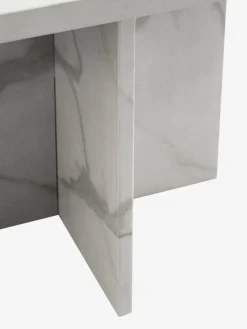 GANDRUPBout de canapé GANDRUP 45x45 coloris marbre blanc-JYSK