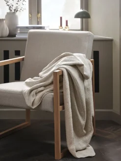 GEDEBLADPlaid GEDEBLAD 130x180 gris/blanc-JYSK Hot