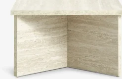 GELSTEDTable basse GELSTED 60x60 coloris travertin-JYSK Online