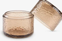 GENEVADBoîte de rangement GENEVAD Ø8xH10cm verre brun-JYSK Online