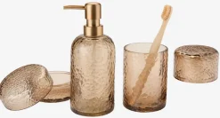 GENEVADBoîte de rangement GENEVAD Ø8xH10cm verre brun-JYSK Online